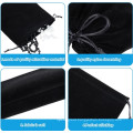 Fashionable Double Drawstring Custom Microfiber Pouch